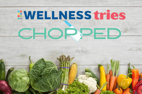 logo of wellness tries chopped with assorted vegetables