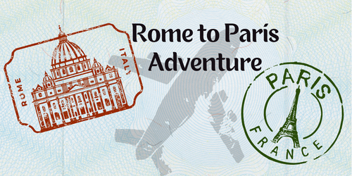 Rome to Paris Adventure Logo