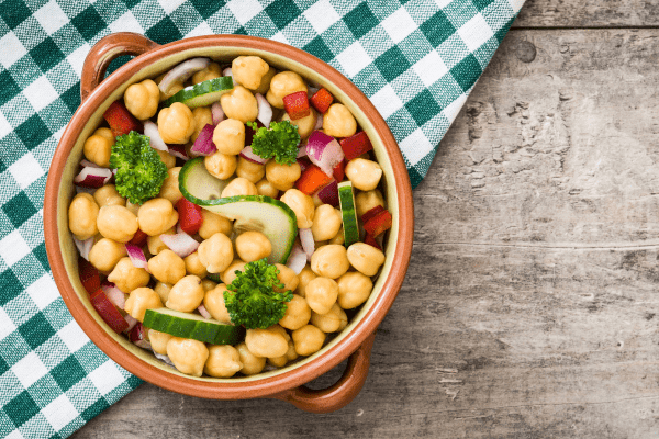 Food for Thought Cucumber Chickpea Salad