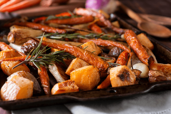 Food for Thought Roasted Root Vegetables