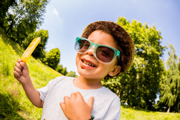 Kid Eating Creamsicle Food for Thought