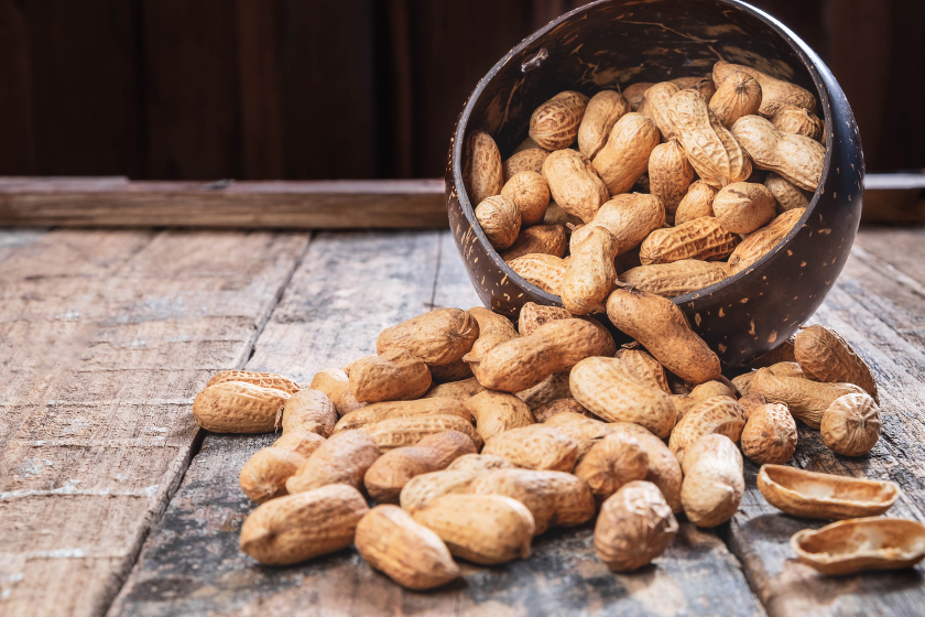 Peanuts in a bowl