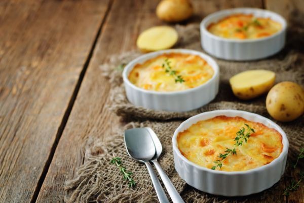 Pumpkin Potato Gratin