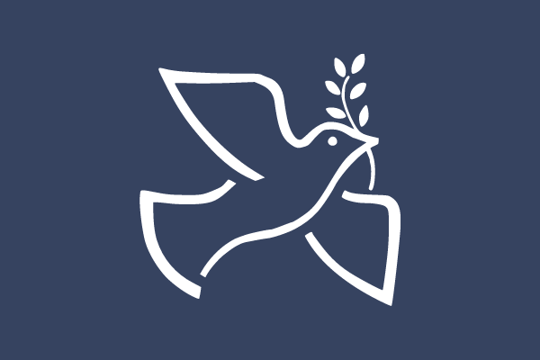 Dove with olive branch