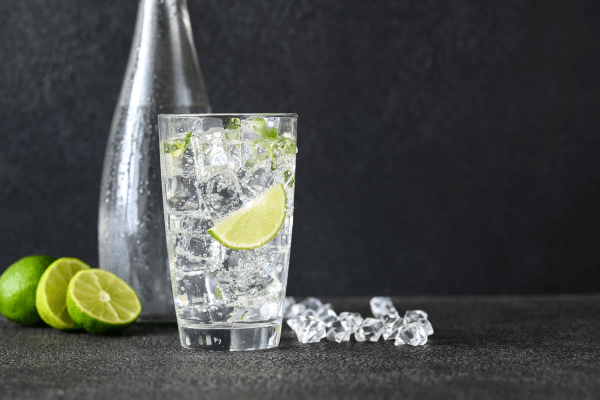 Sparkling Water with Lime