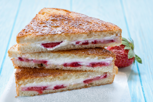 Strawberry Grilled Cheese Sandwich