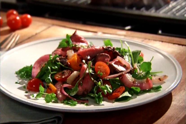 Sweet Pepper and Steak Salad