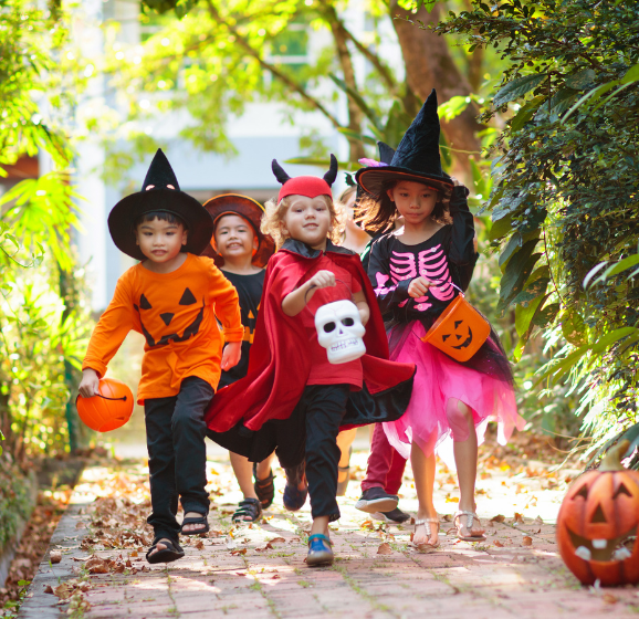 Trick or Treating Kids